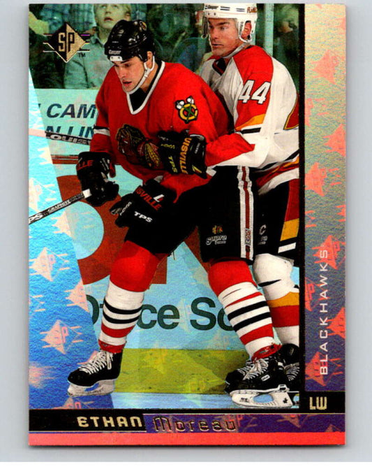 1996-97 SP Hockey #31 Ethan Moreau  RC Rookie Chicago  V90970 Image 1