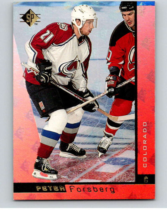 1996-97 SP Hockey #33 Peter Forsberg  Colorado Avalanche  V90972 Image 1