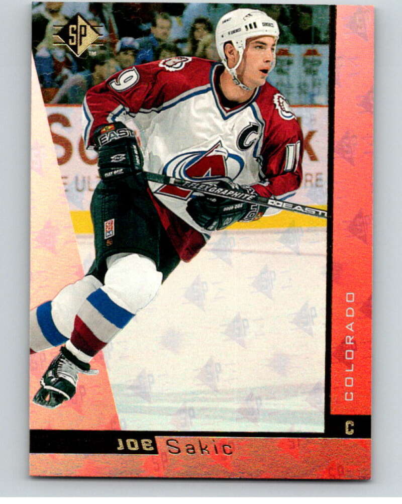 1996-97 SP Hockey #34 Joe Sakic  Colorado Avalanche  V90973 Image 1
