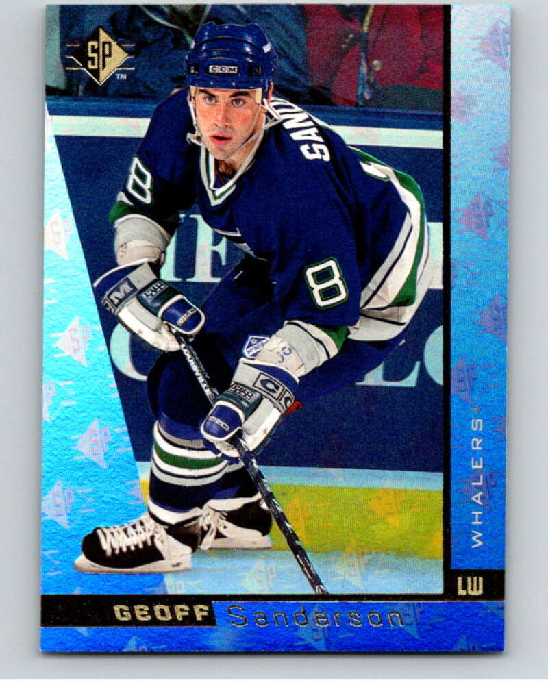 1996-97 SP Hockey #69 Geoff Sanderson  Hartford Whalers  V91004 Image 1