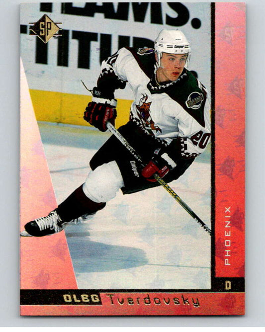 1996-97 SP Hockey #121 Oleg Tverdovsky  Phoenix Coyotes  V91054 Image 1