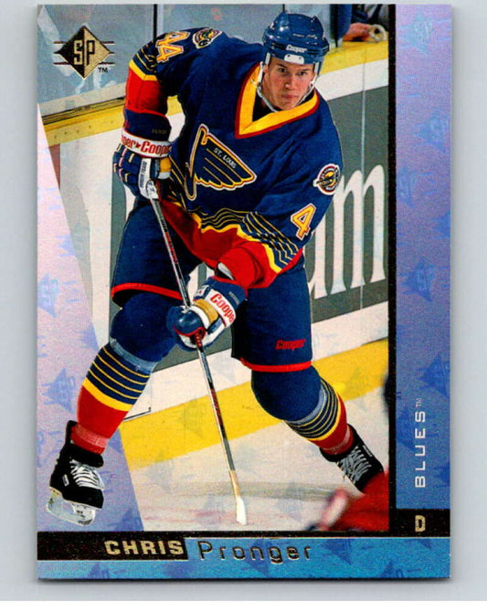 1996-97 SP Hockey #135 Chris Pronger  St. Louis Blues  V91068 Image 1