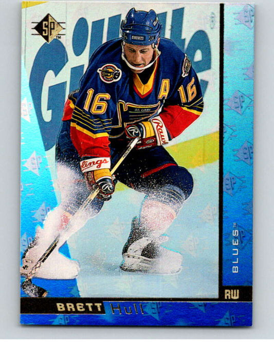 1996-97 SP Hockey #136 Brett Hull  St. Louis Blues  V91069 Image 1