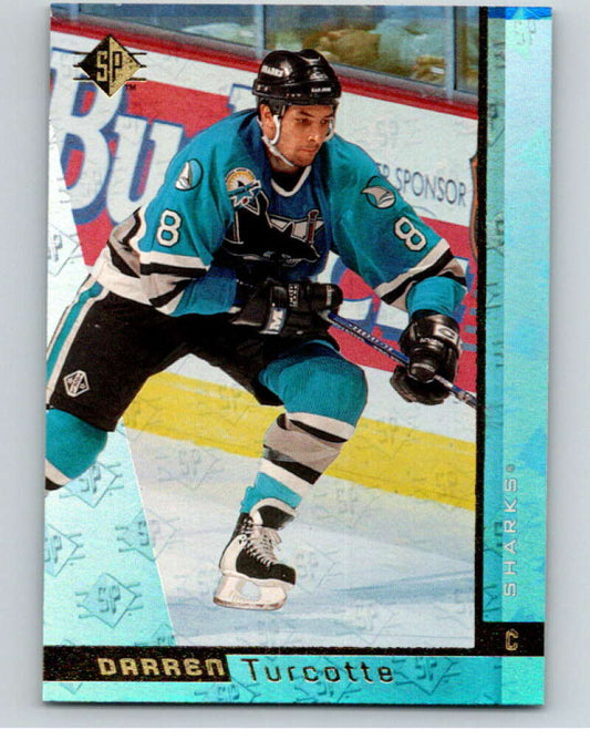 1996-97 SP Hockey #142 Darren Turcotte  San Jose Sharks  V91075 Image 1