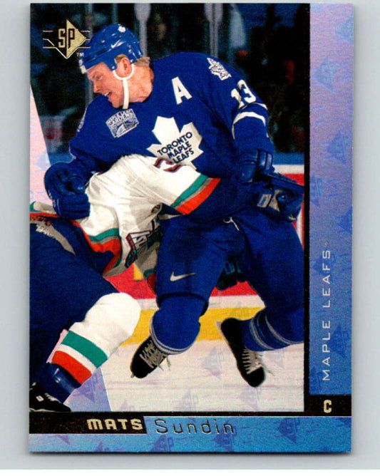 1996-97 SP Hockey #151 Mats Sundin  Toronto Maple Leafs  V91082 Image 1