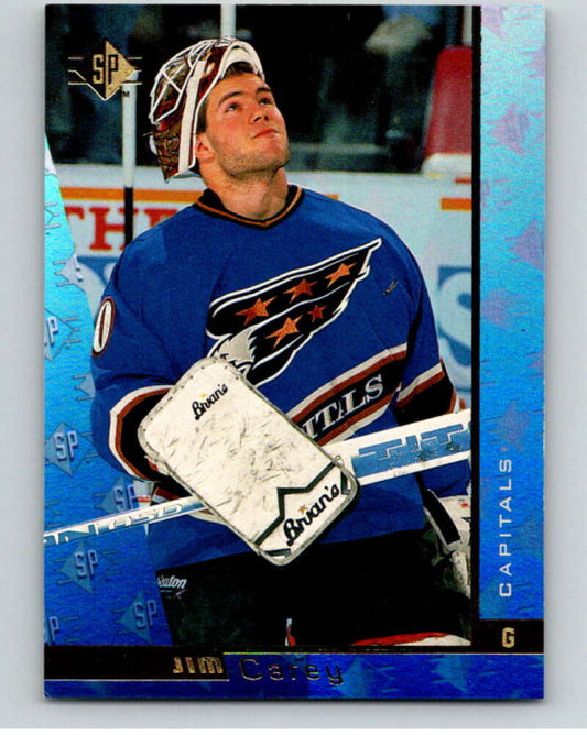 1996-97 SP Hockey #164 Jim Carey  Washington Capitals  V91093 Image 1