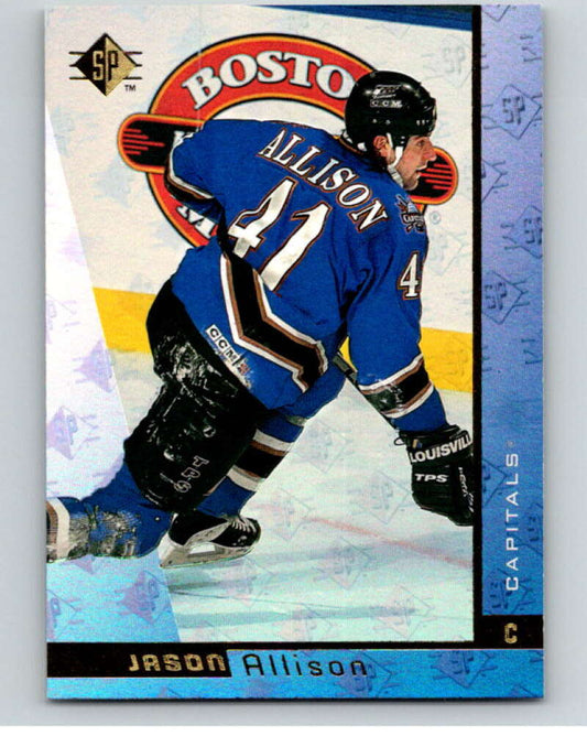 1996-97 SP Hockey #168 Jason Allison  Washington Capitals  V91097 Image 1
