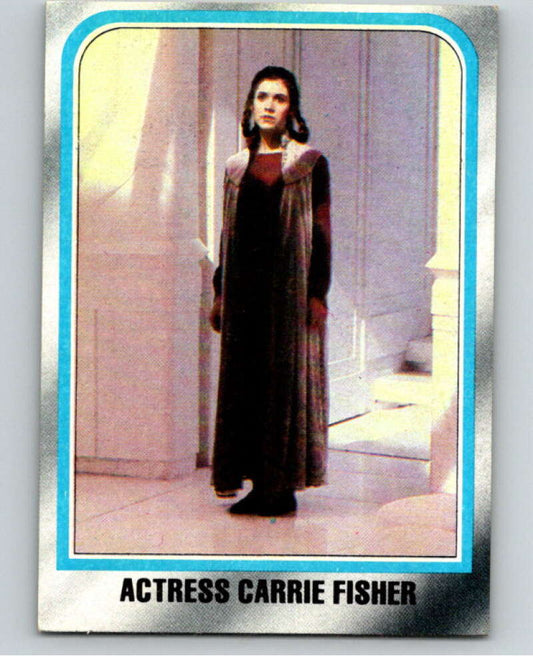 1980 Topps The Empire Strikes Back #225 Actress Carrie Fisher   V91329 Image 1
