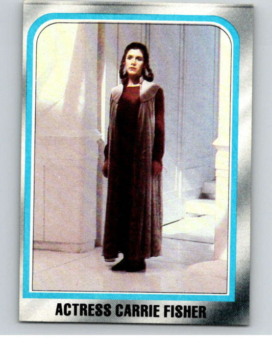 1980 Topps The Empire Strikes Back #225 Actress Carrie Fisher   V91330 Image 1