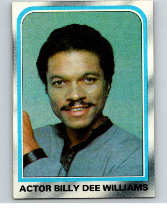 1980 Topps The Empire Strikes Back #231 Actor Billy Dee Williams   V91344 Image 1