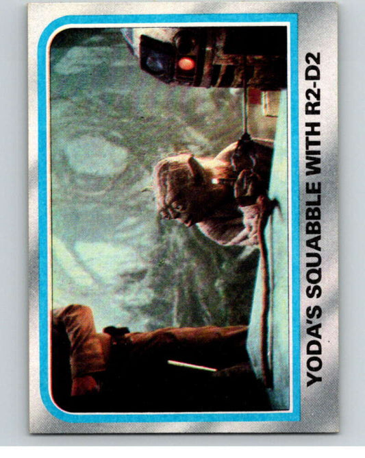 1980 Topps The Empire Strikes Back #235 Yoda's Squabble with R2-D2   V91349 Image 1