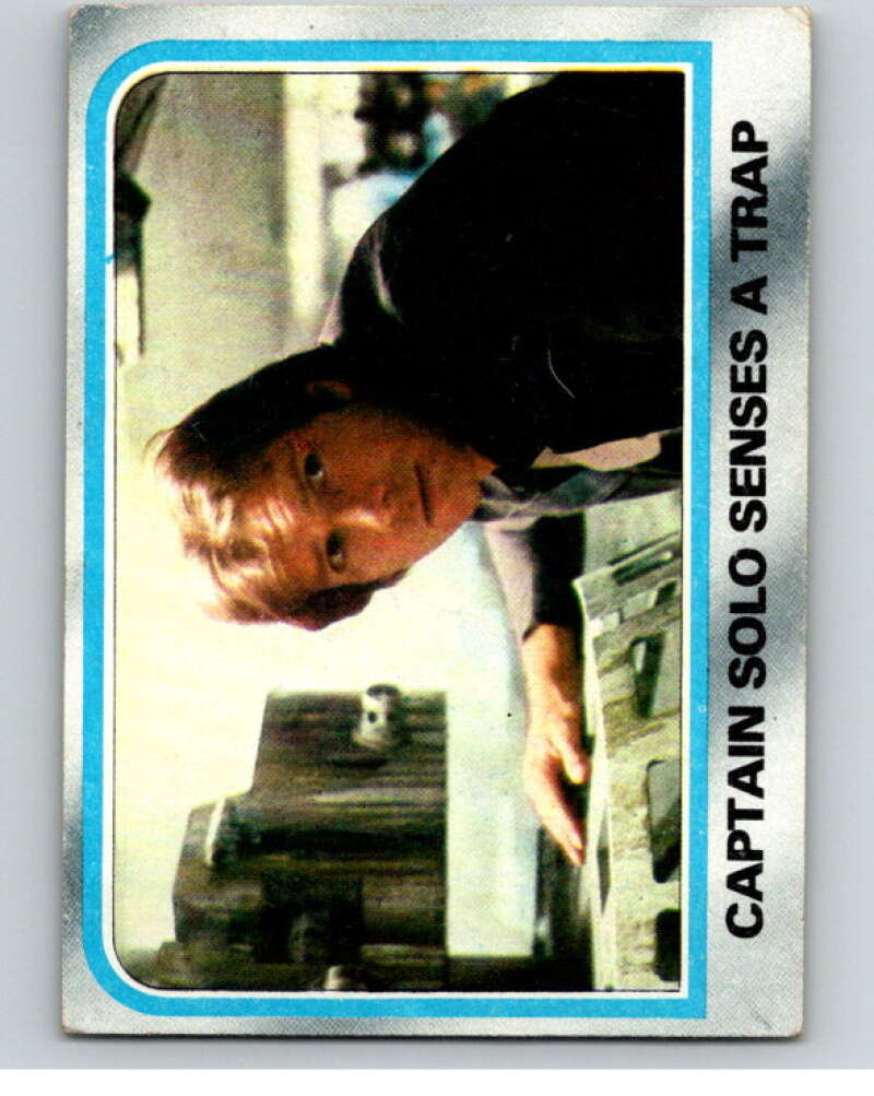 1980 Topps The Empire Strikes Back #243 Captain Solo Senses a Trap   V91369 Image 1