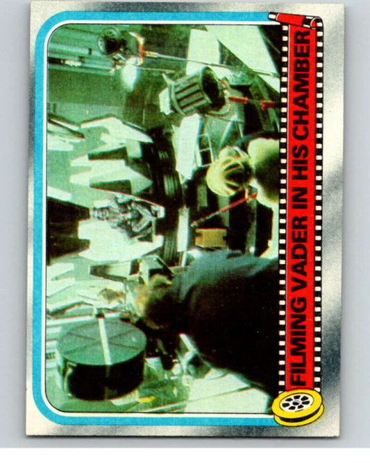 1980 Topps The Empire Strikes Back #256 Filming Vader in His Chamber   V91388 Image 1