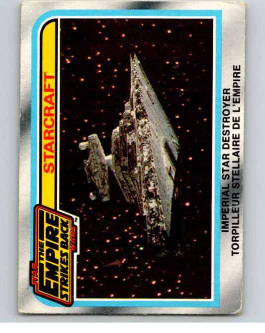 1980 OPC The Empire Strikes Back #136 Imperial Star Destroyer   V91403 Image 1