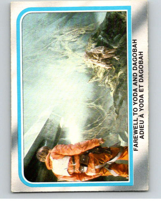 1980 OPC The Empire Strikes Back #184 Farewell to Yoda and Dagobah   V91478 Image 1