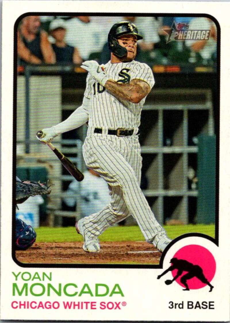 2022 Topps Heritage #9 Yoan Moncada  Chicago White Sox  V91913 Image 1