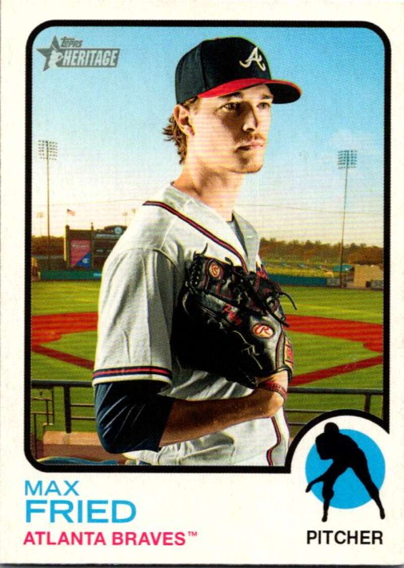 2022 Topps Heritage #19 Max Fried  Atlanta Braves  V91922 Image 1