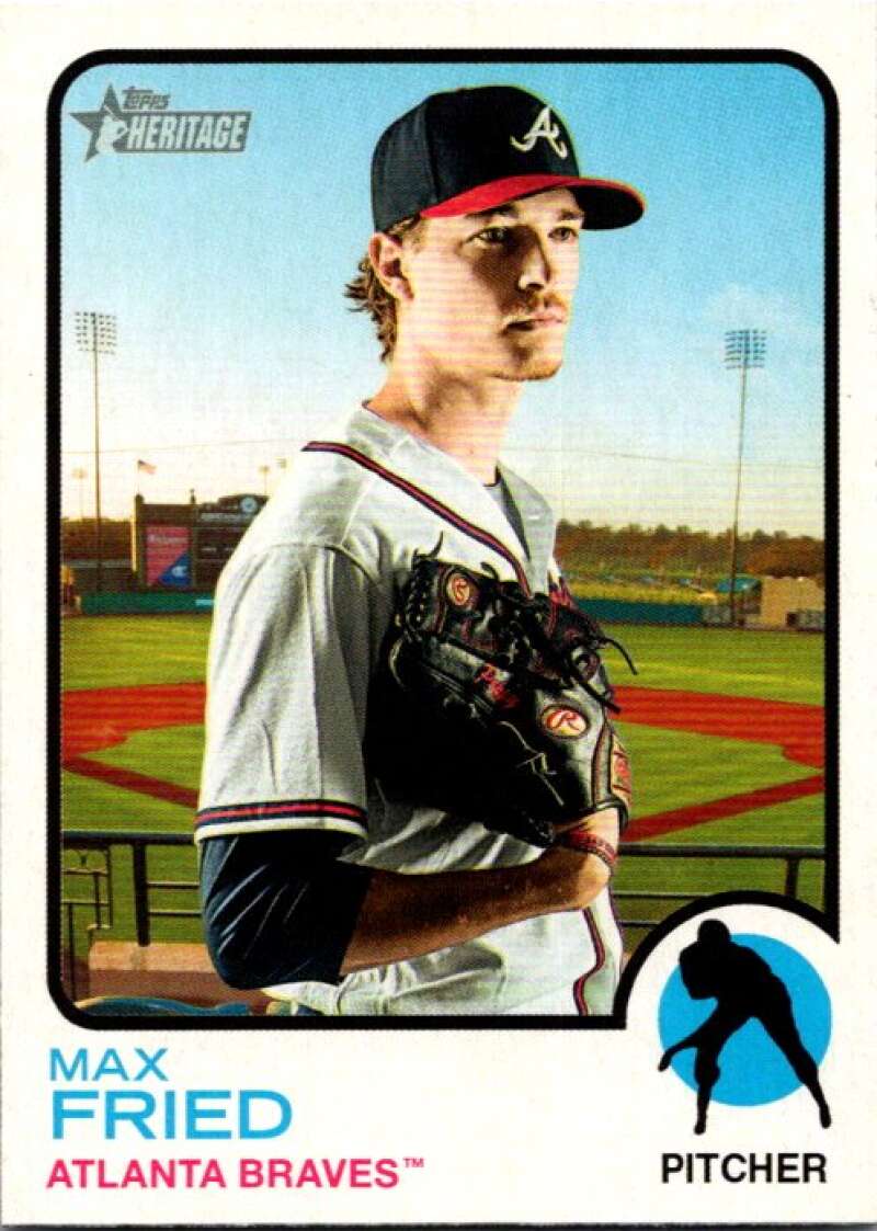 2022 Topps Heritage #19 Max Fried  Atlanta Braves  V91923 Image 1