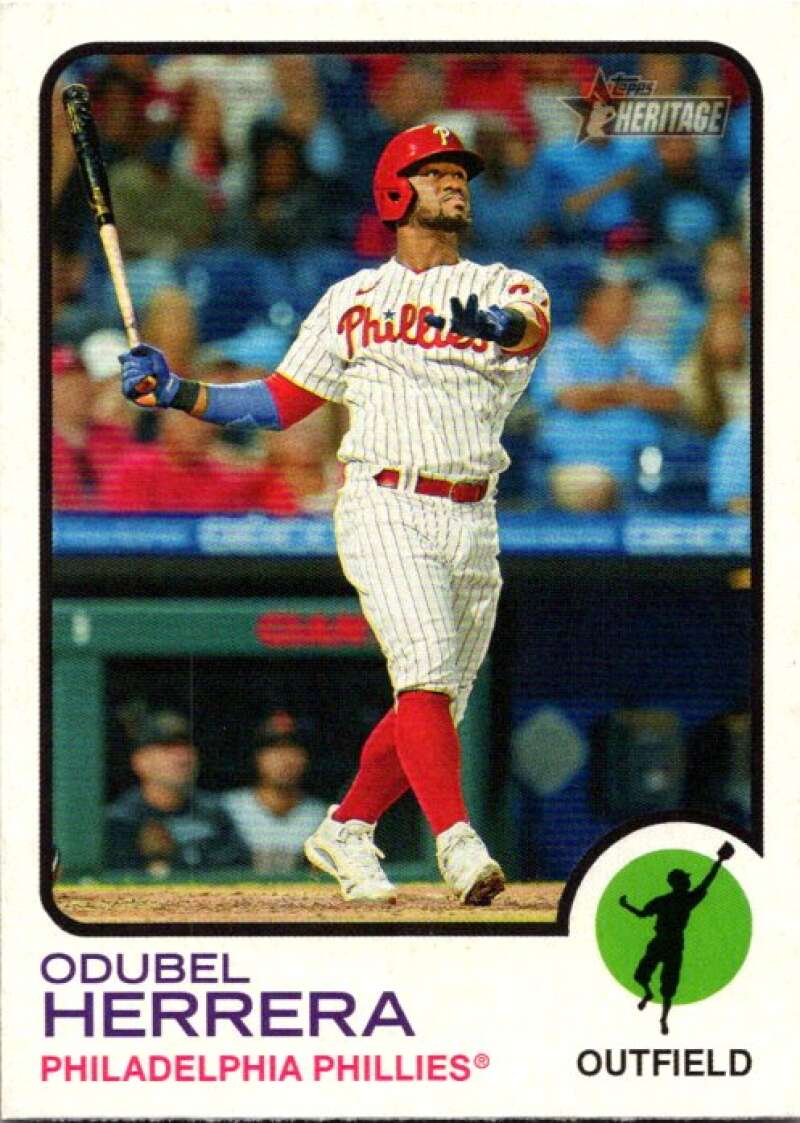 2022 Topps Heritage #60 Odubel Herrera  Philadelphia Phillies  V91955 Image 1