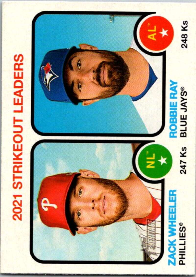 2022 Topps Heritage #61 Robbie Ray/Zack Wheeler   V91957 Image 1