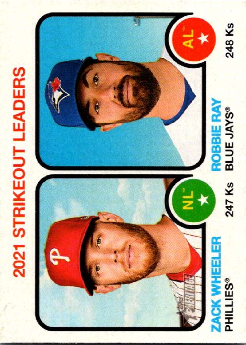 2022 Topps Heritage #61 Robbie Ray/Zack Wheeler  V91958 Image 1