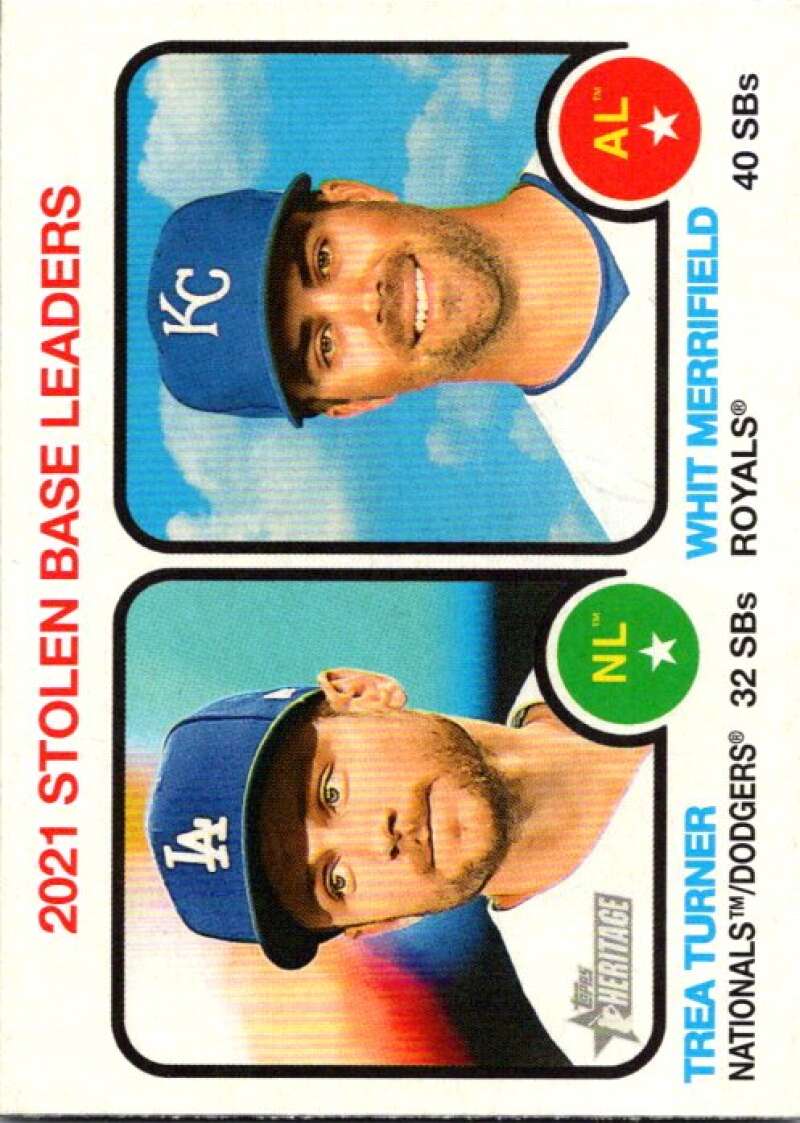2022 Topps Heritage #64 Whit Merrifield/Trea Turner  V91960 Image 1