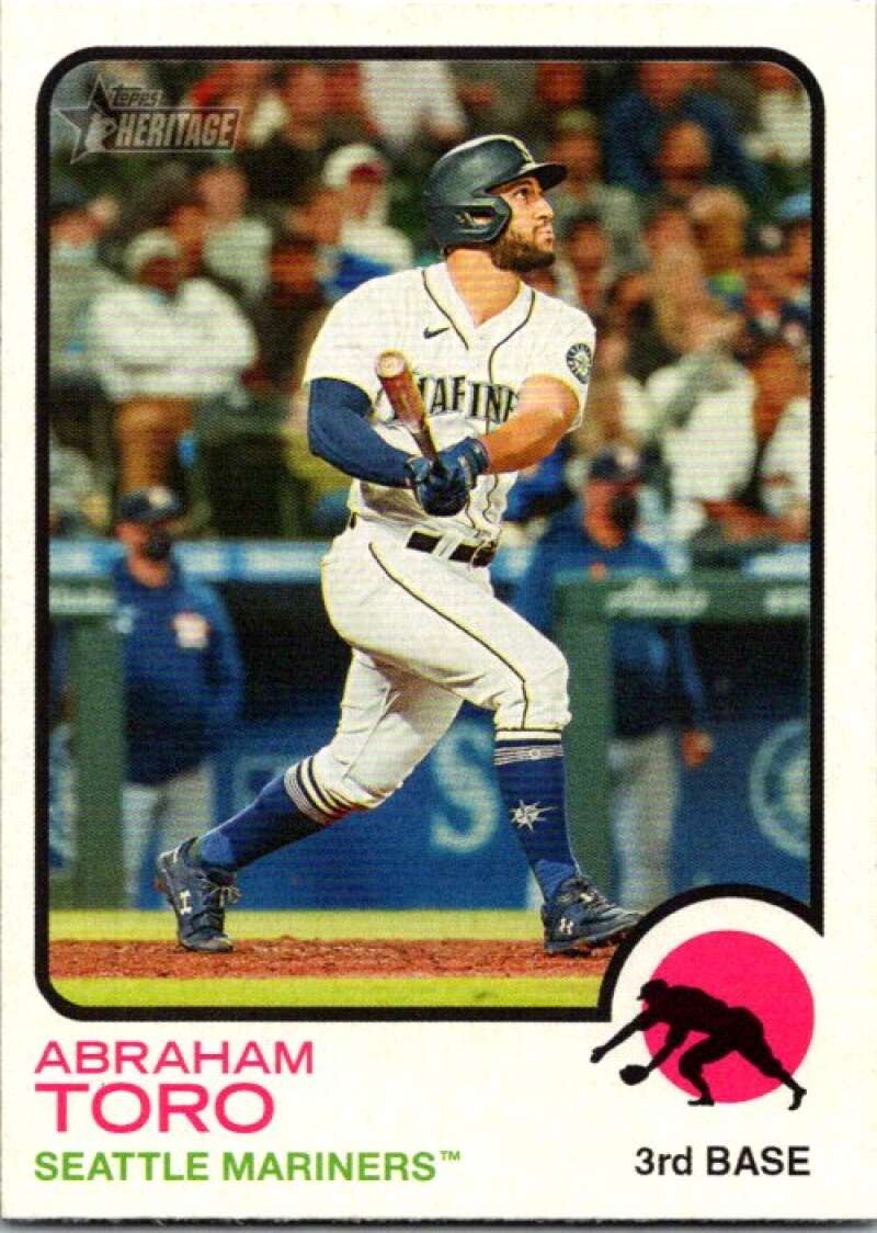 2022 Topps Heritage #74 Abraham Toro  Seattle Mariners  V91966 Image 1