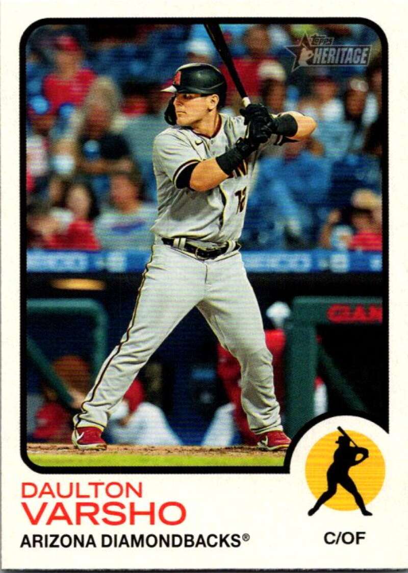 2022 Topps Heritage #78 Daulton Varsho  Arizona Diamondbacks  V91968 Image 1