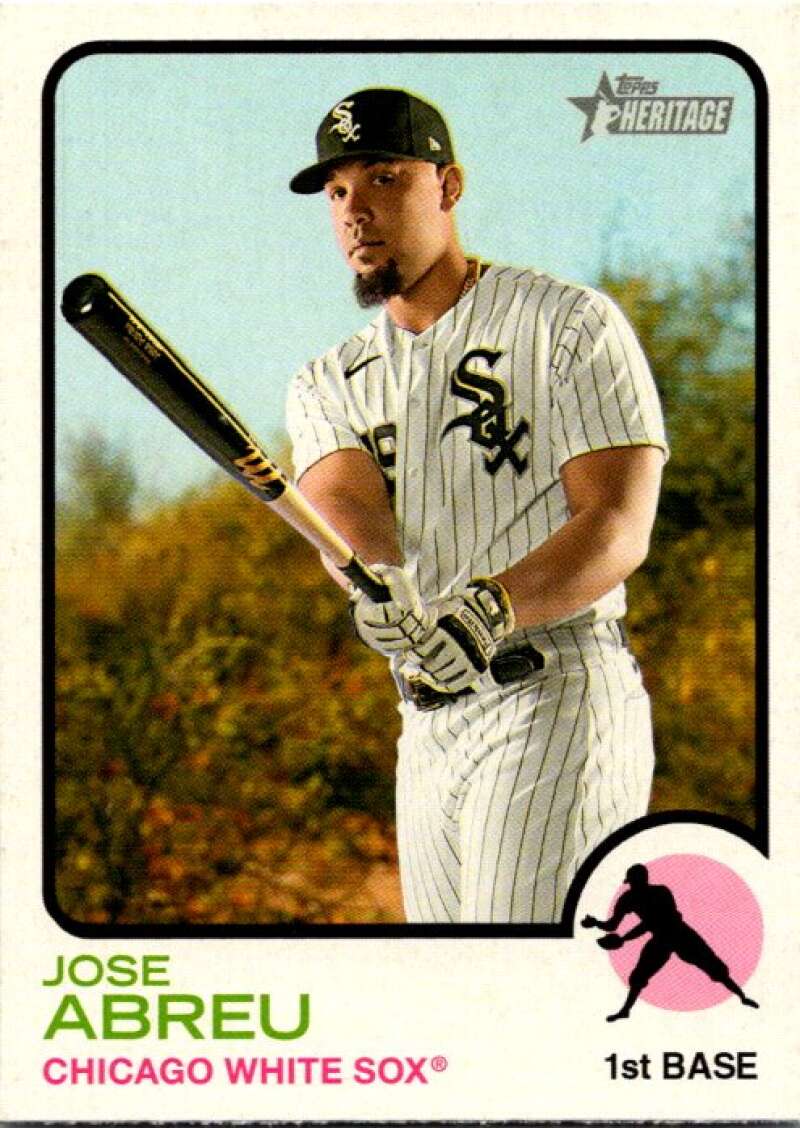 2022 Topps Heritage #84 Jose Abreu  Chicago White Sox  V91973 Image 1