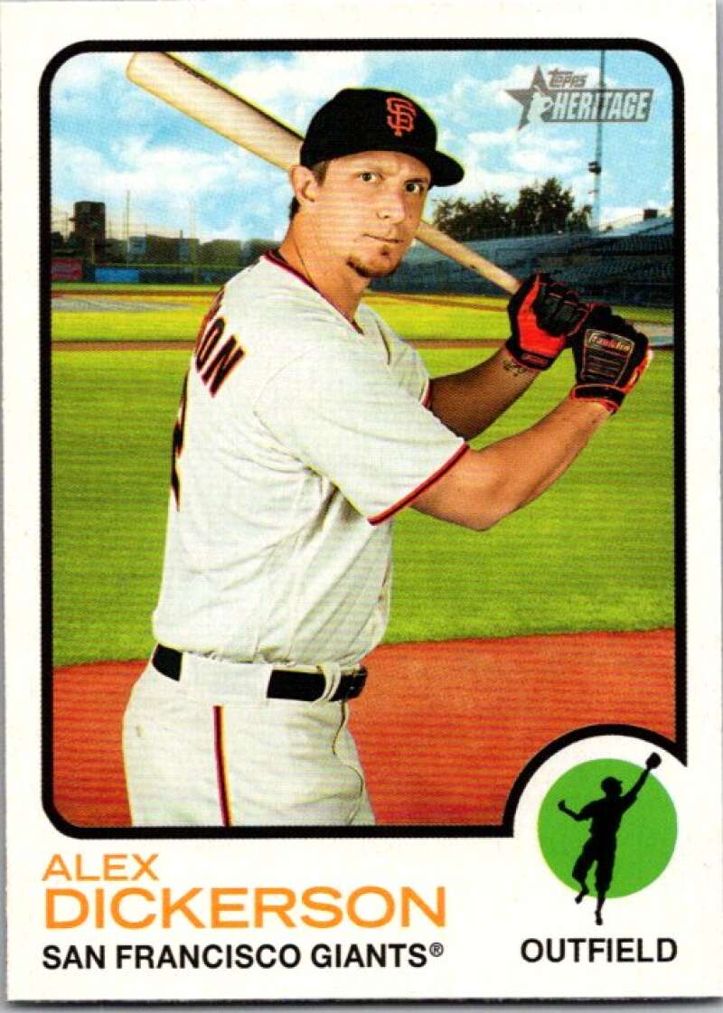2022 Topps Heritage #91 Alex Dickerson  San Francisco Giants  V91977 Image 1