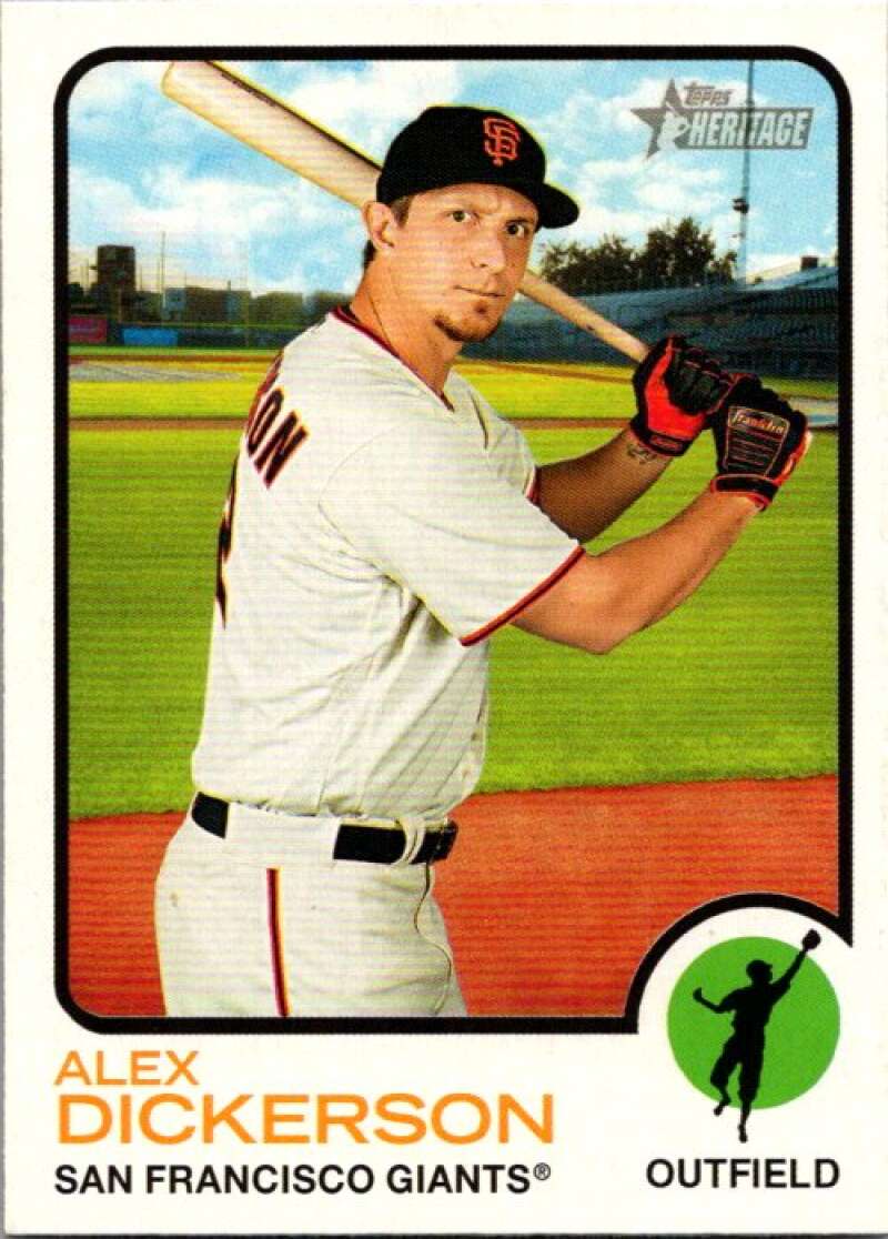 2022 Topps Heritage #91 Alex Dickerson  San Francisco Giants  V91978 Image 1