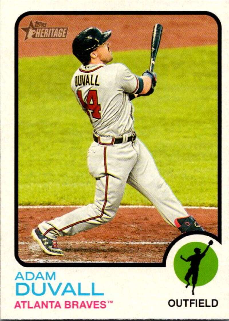 2022 Topps Heritage #93 Adam Duvall  Atlanta Braves  V91979 Image 1