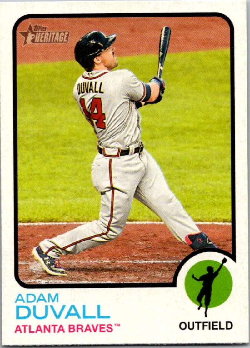 2022 Topps Heritage #93 Adam Duvall  Atlanta Braves  V91980 Image 1
