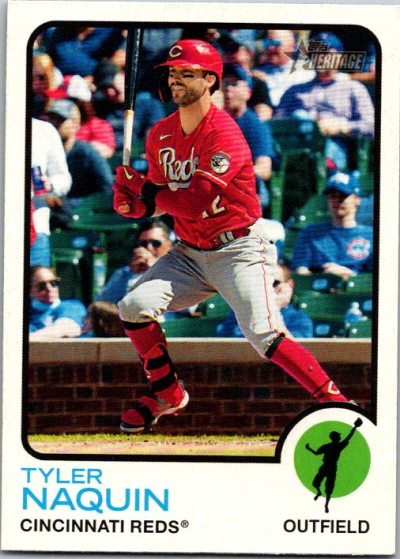 2022 Topps Heritage #97 Tyler Naquin  Cincinnati Reds  V91986 Image 1