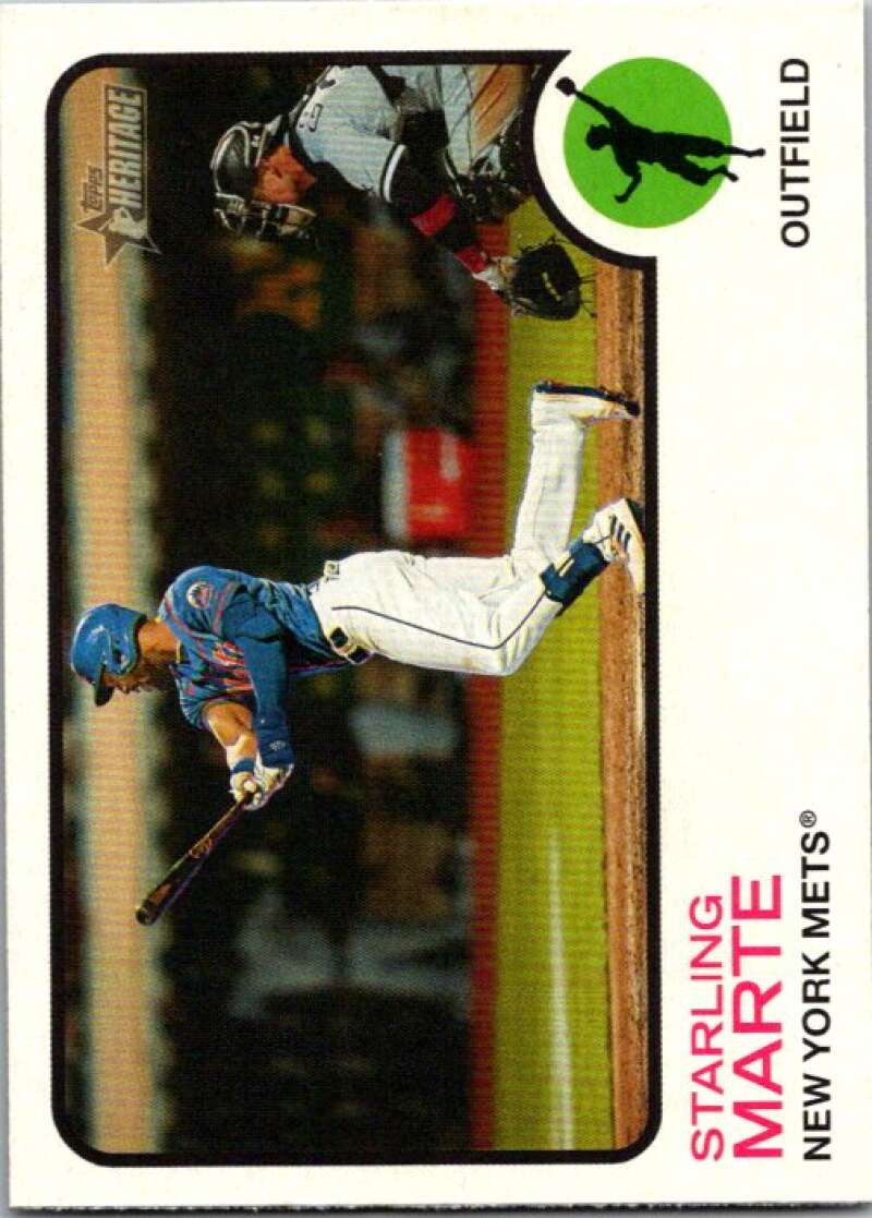 2022 Topps Heritage #106 Starling Marte  New York Mets  V91991 Image 1