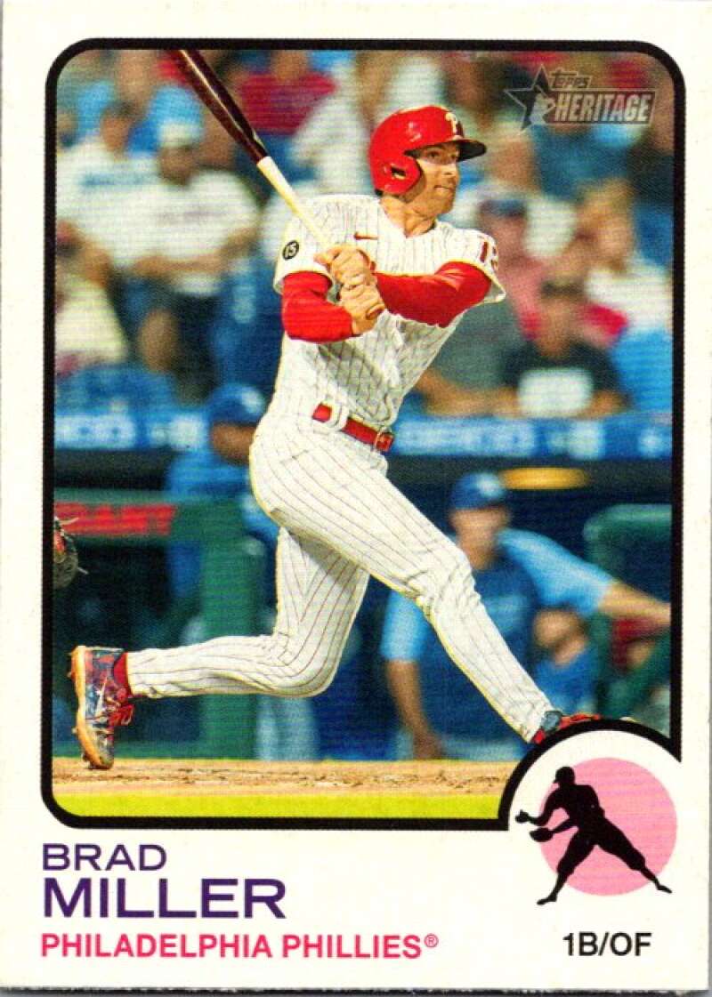 2022 Topps Heritage #108 Brad Miller  Philadelphia Phillies  V91993 Image 1