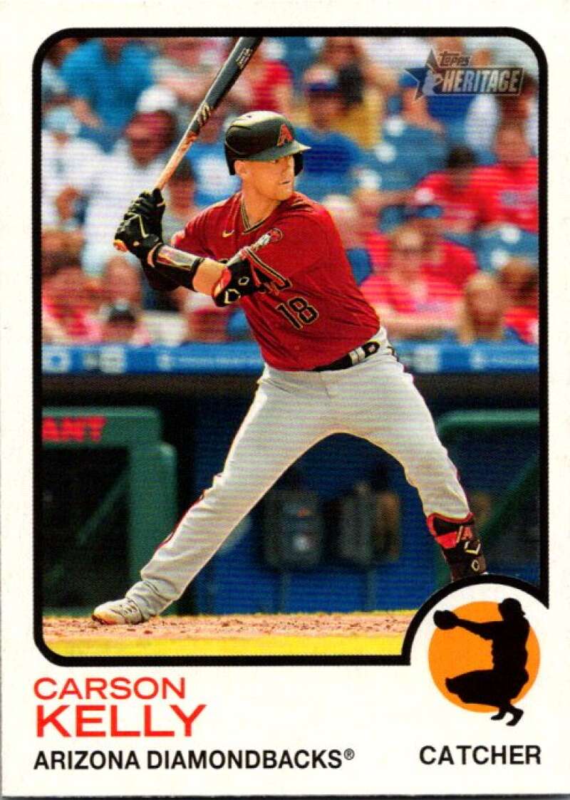 2022 Topps Heritage #109 Carson Kelly  Arizona Diamondbacks  V91994 Image 1