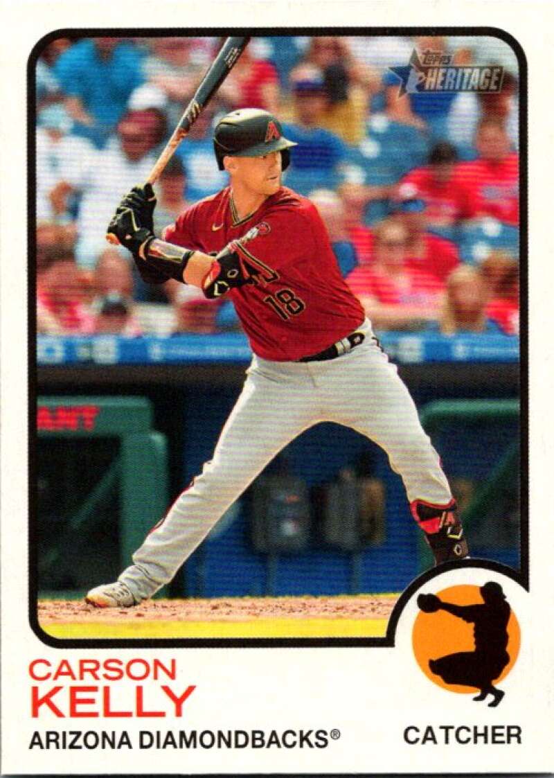 2022 Topps Heritage #109 Carson Kelly  Arizona Diamondbacks  V91995 Image 1