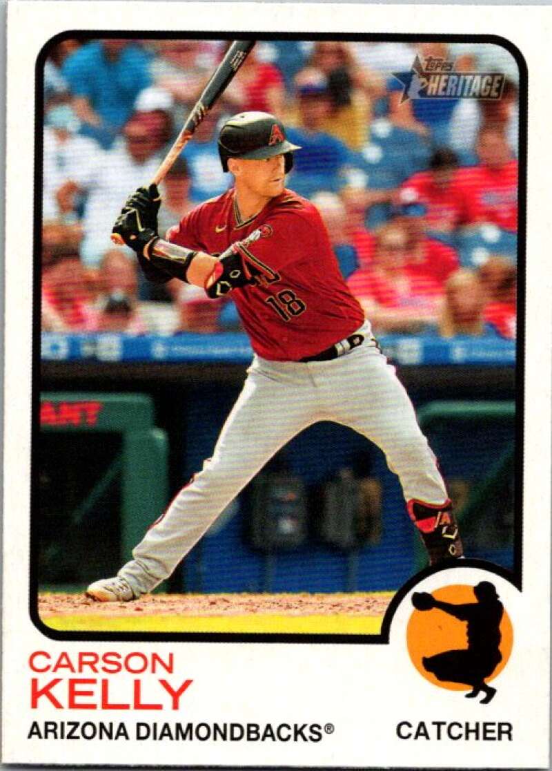 2022 Topps Heritage #109 Carson Kelly  Arizona Diamondbacks  V91996 Image 1