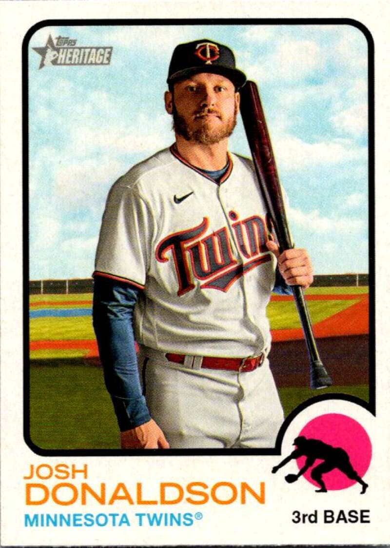 2022 Topps Heritage #110 Josh Donaldson  Minnesota Twins  V91997 Image 1