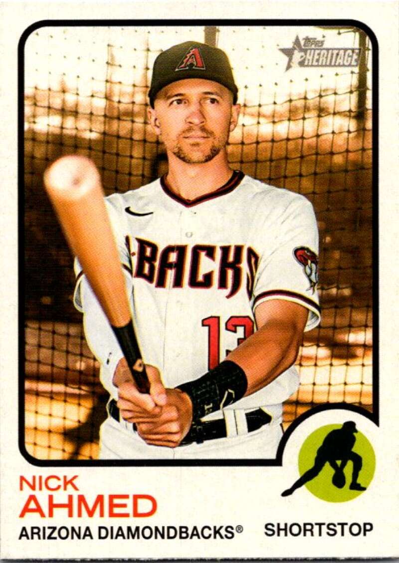 2022 Topps Heritage #135 Nick Ahmed  Arizona Diamondbacks  V92014 Image 1
