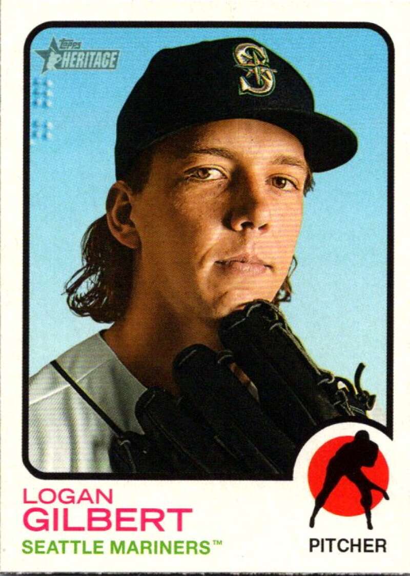 2022 Topps Heritage #142 Logan Gilbert  Seattle Mariners  V92020 Image 1