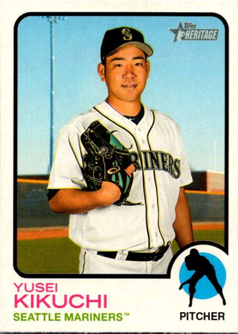 2022 Topps Heritage #152 Yusei Kikuchi  Seattle Mariners  V92024 Image 1