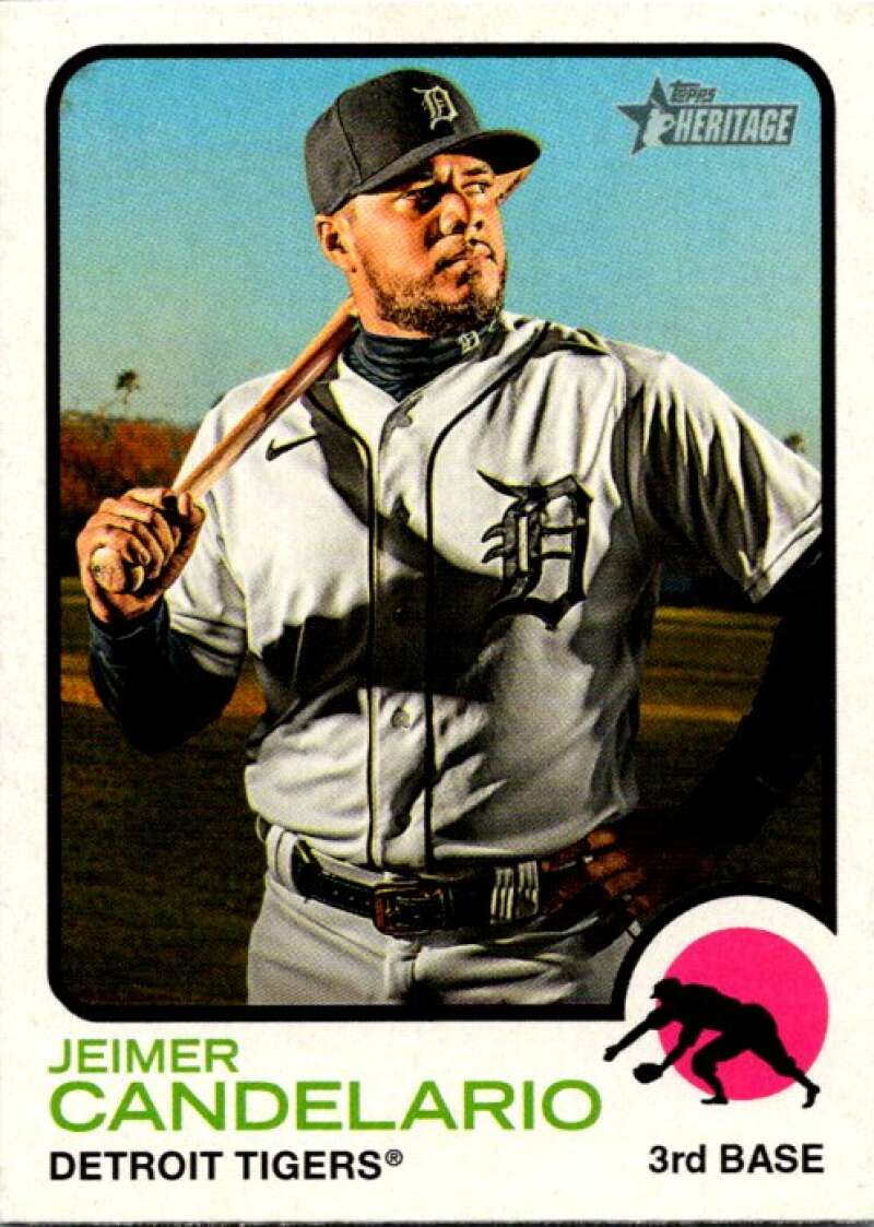 2022 Topps Heritage #170 Jeimer Candelario  Detroit Tigers  V92030 Image 1