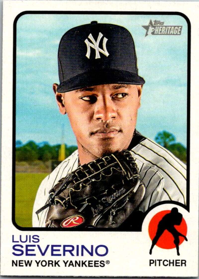 2022 Topps Heritage #177 Luis Severino  New York Yankees  V92035 Image 1