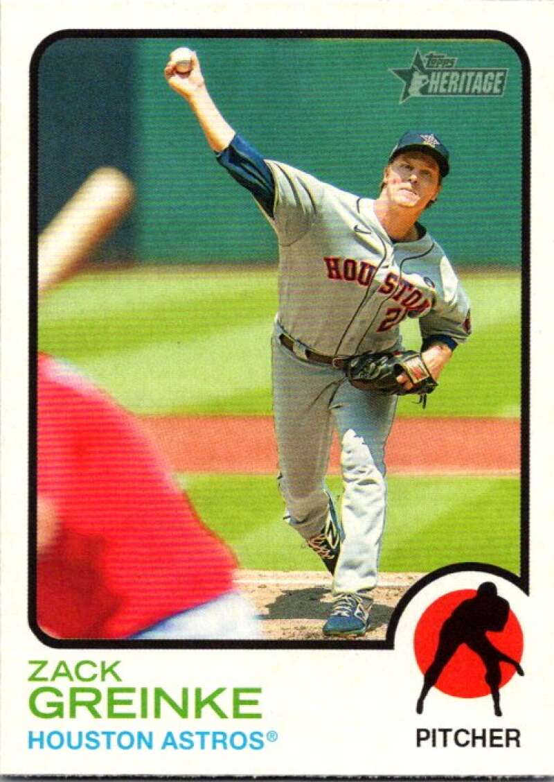 2022 Topps Heritage #187 Zack Greinke  Houston Astros  V92041 Image 1