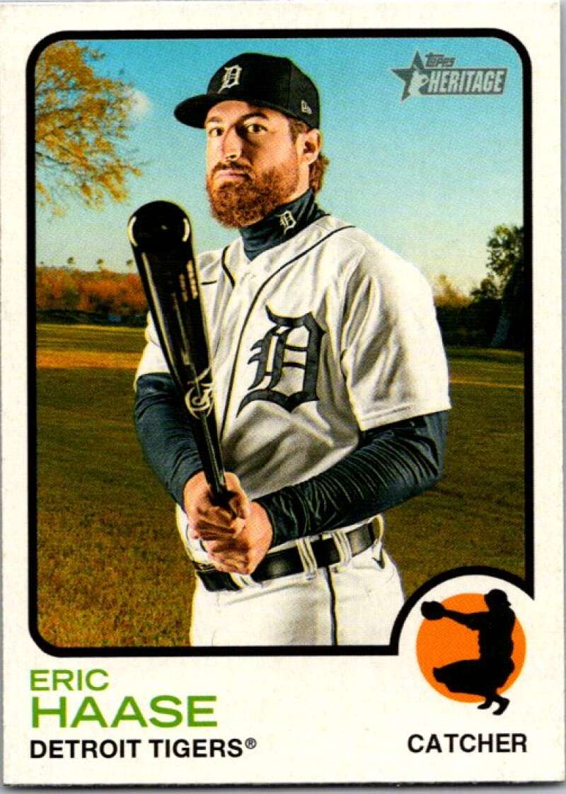 2022 Topps Heritage #195 Eric Haase  Detroit Tigers  V92046 Image 1