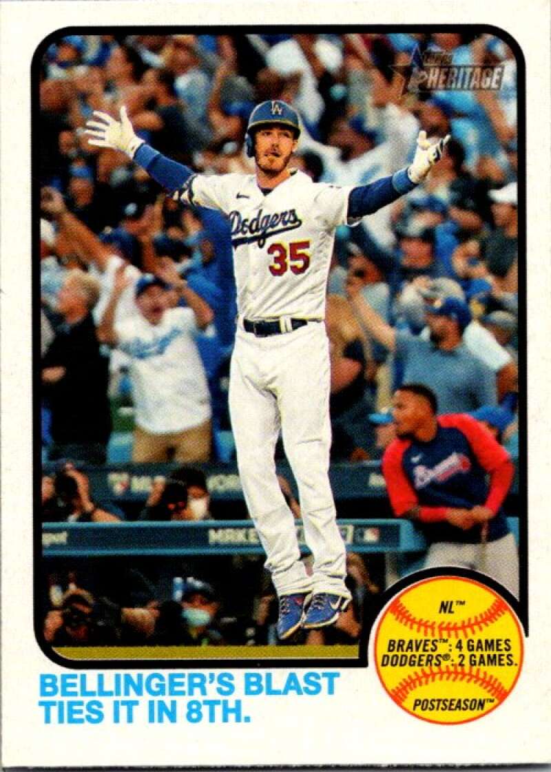 2022 Topps Heritage #202 Cody Bellinger  Los Angeles Dodgers  V92052 Image 1