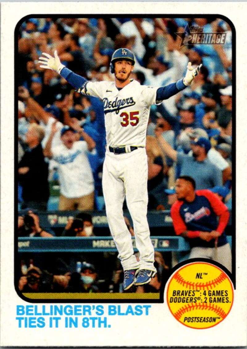 2022 Topps Heritage #202 Cody Bellinger  Los Angeles Dodgers  V92053 Image 1