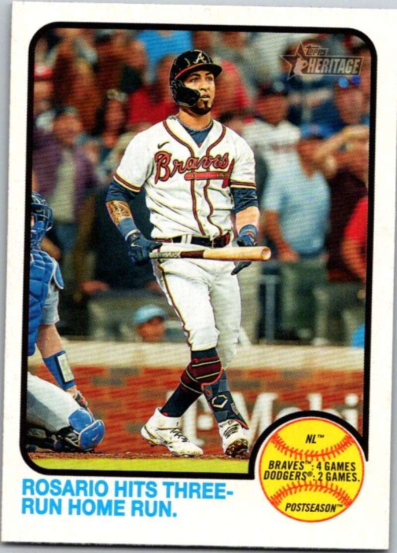 2022 Topps Heritage #203 Eddie Rosario  Atlanta Braves  V92054 Image 1
